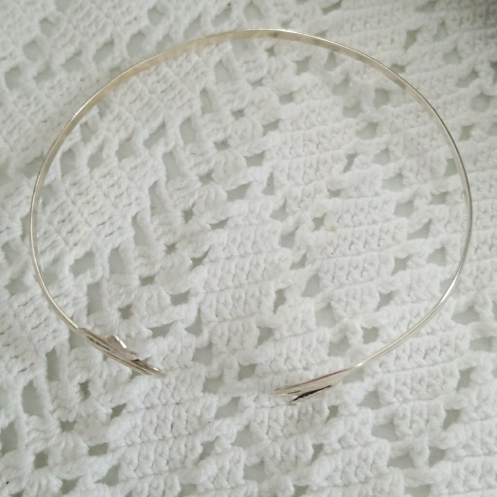 Sterling silver arm cuff - Picture 3 of 4